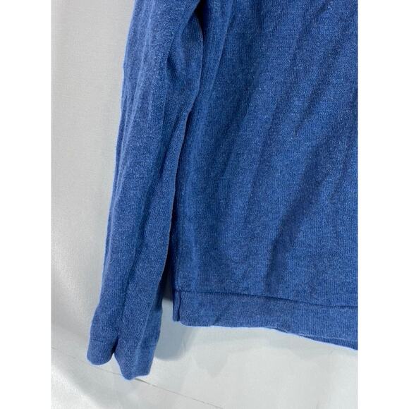 BANANA REPUBLIC Men's Blue Regular-Fit V-Neck Long Sleeve Pullover Sweater SZ S - Picture 7 of 11